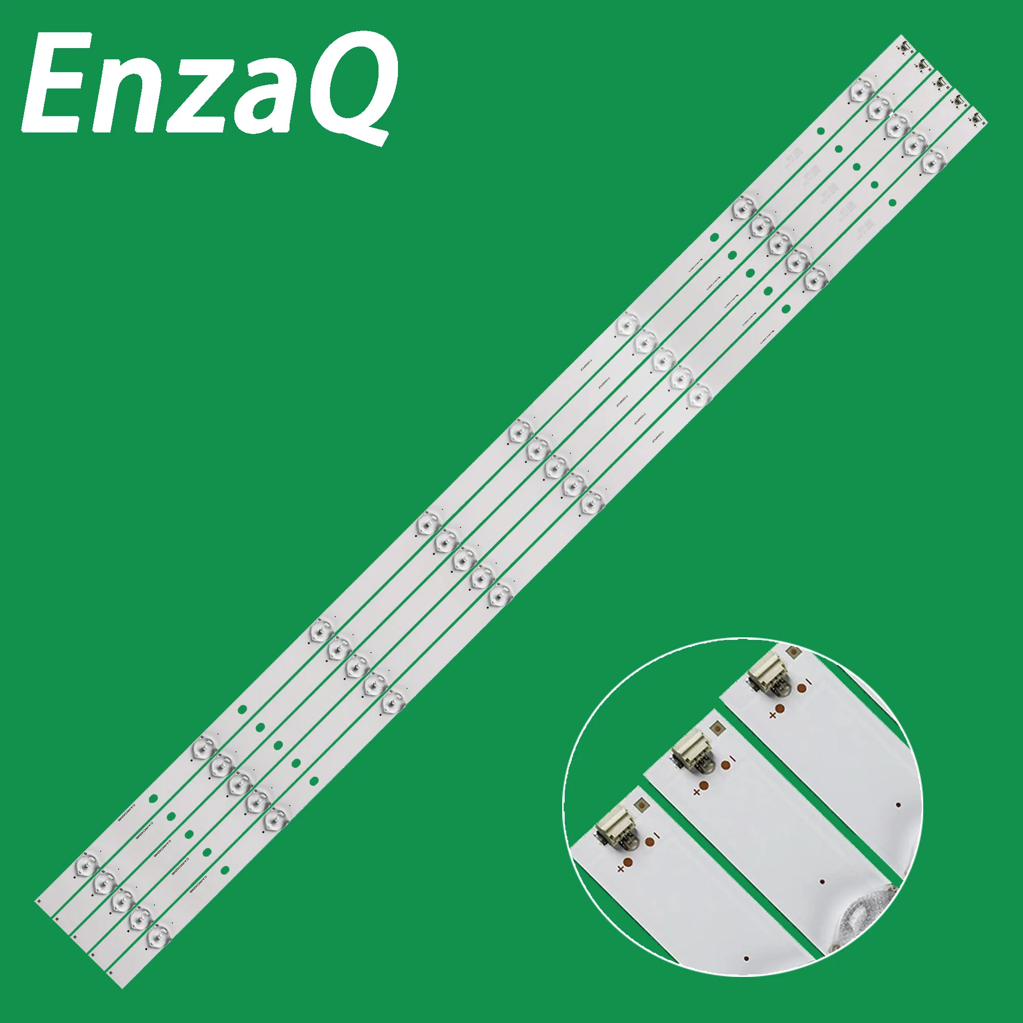 LED strips for Tc-43sv700b Tc-43es630b Tc-43fs630b TH-43C410K th-43e410t IC-A-HWCC42D486 3v 8leds |