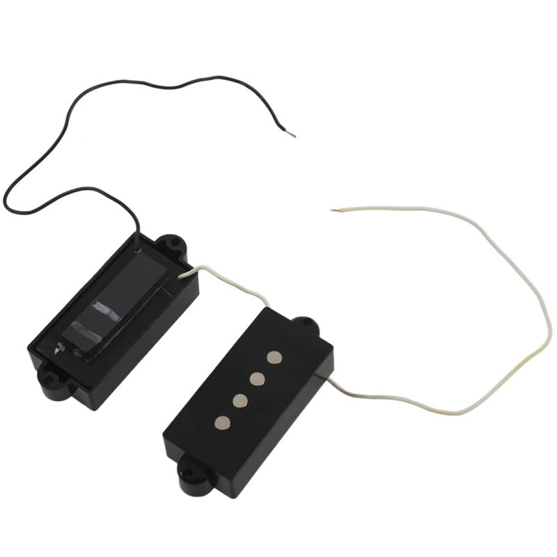1 Набор 4 струны бесшумный пикап черный для точности P Замена баса | Спорт и