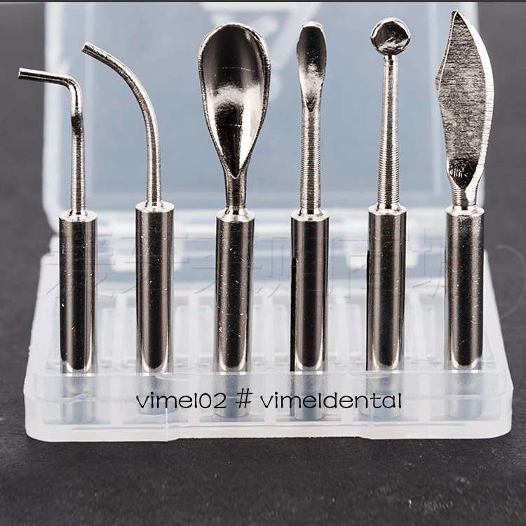 Набор стоматологических электрических наконечников для воска 6 шт./компл. ручка