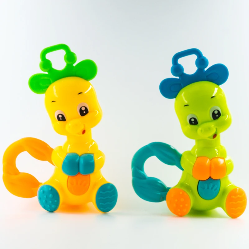 1 шт. детские погремушки в виде слона оленя развивающие игрушки для новорожденных