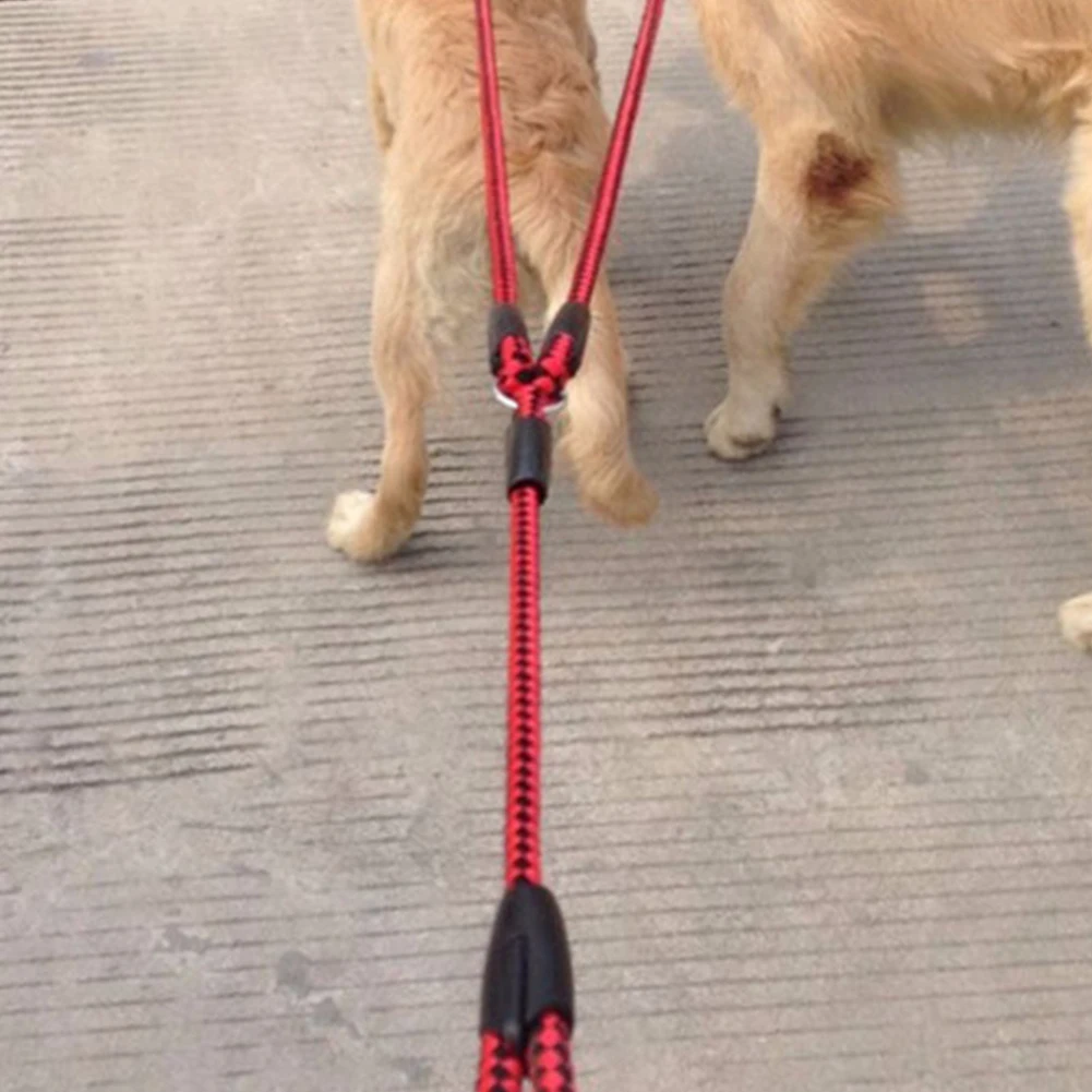 Нейлоновый Поводок для собак двухсторонний прогулок и бега|Поводки| |