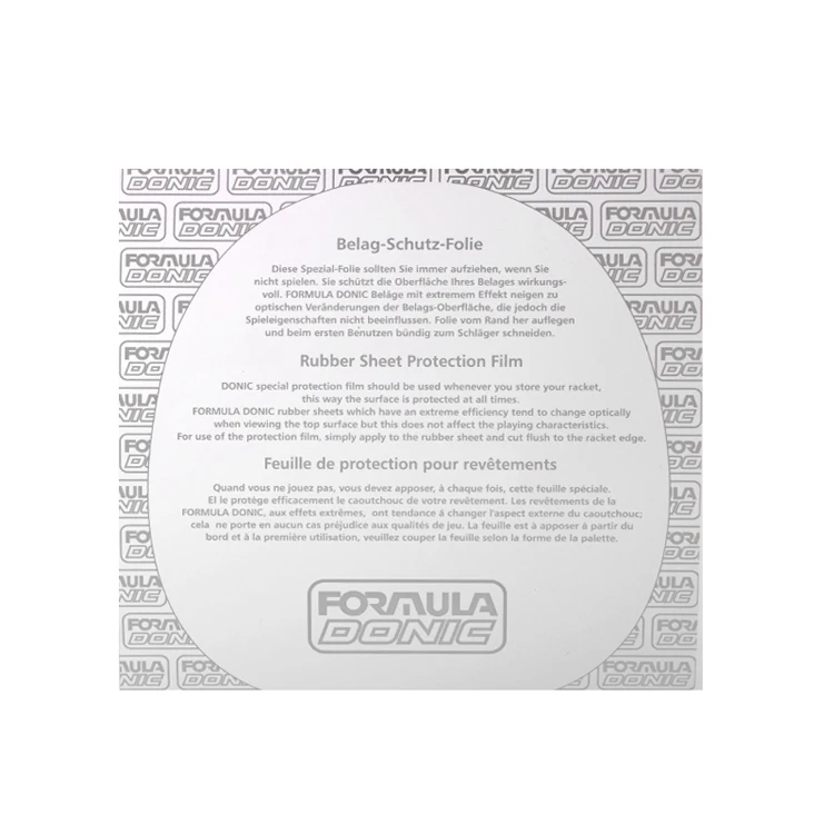 Клейкая пластиковая защитная пленка для настольного тенниса Резиновая Защитная
