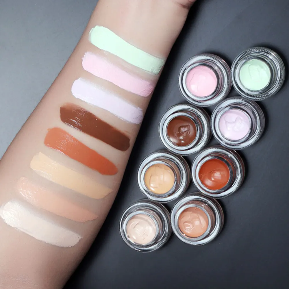 8 цветов консилер Палитра крем макияж Контур матовая основа Стойкая база полное