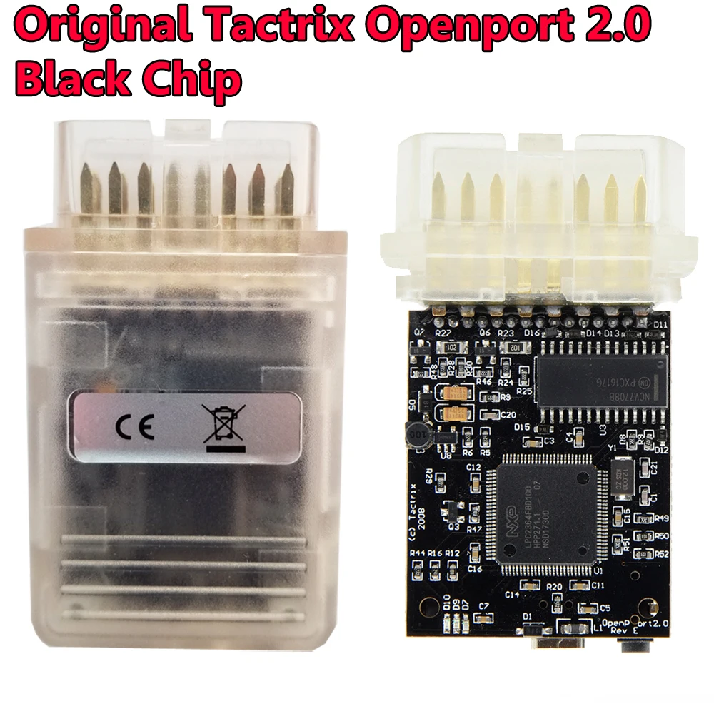 Новый оригинальный Tactrix Openport 2,0 черный с ECU FLASH ECU чип тюнинг Tactrix Openport 2,0 ECUFLASH с полным комплектом SW