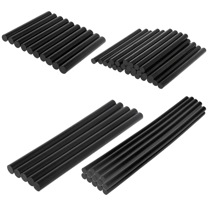 

10pcs Hot Melt Glue Stick Black High Adhesive 11mm For DIY Craft Toy Repair Tool