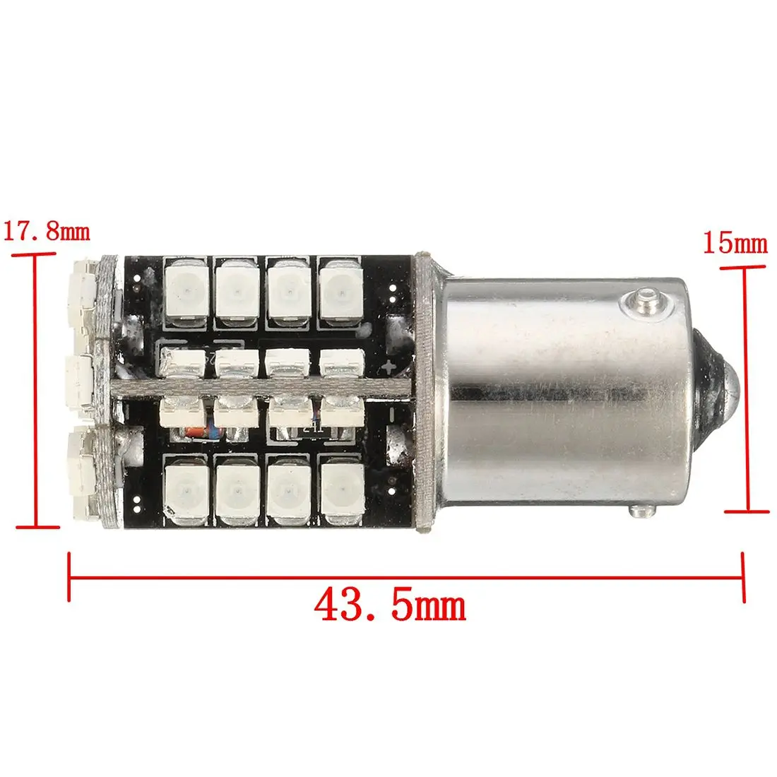 44 SMD LED canbus error free 581 BAU15S 1156 PY21W лампочки Индикатор Янтарный | Автомобили и мотоциклы