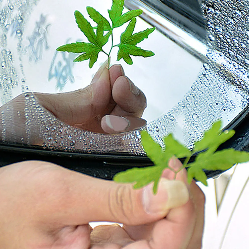 

4Pcs Soft Anti Fog Film Car Rear Mirror Protective Film Window Clear Rainproof Rear View Mirror Protective Anti-glare Clear Film