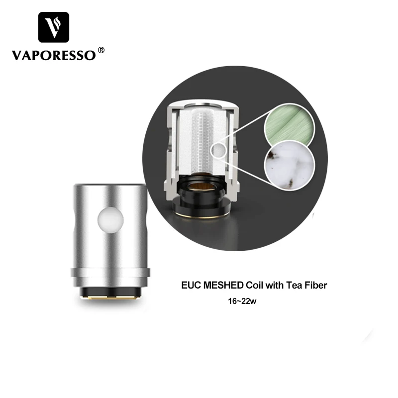 5-10 шт. оригинальная катушка Vaporesso EUC ccel с сеткой головка 1.0 Ом/0.6ом атомайзера для