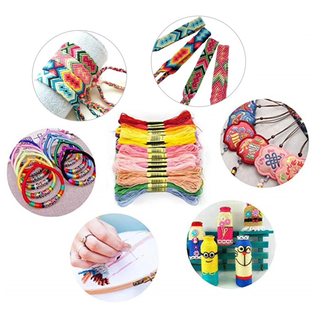 

Embroidery Thread 150 Colors Embroidery Floss Cross Stitch Kit Rainbow Embroidery DIY Sewing Threads Crafts Cotton Sewing Set