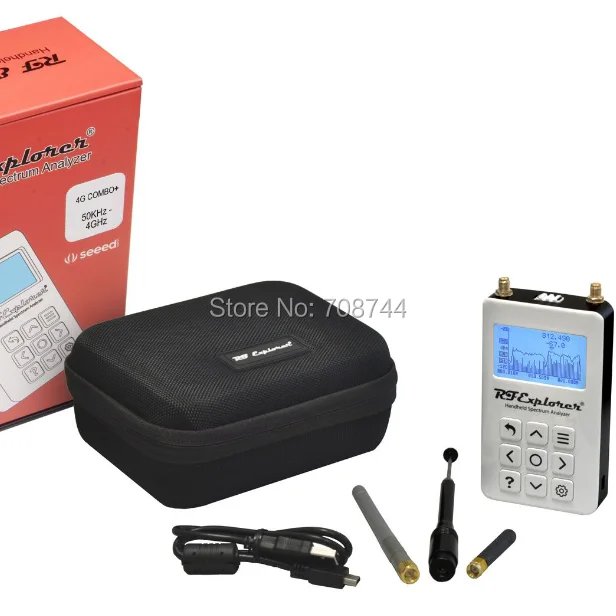 Портативный анализатор спектра RF Explorer 4G Combo Plus от 50 кГц до 4 0 ГГц полный диапазон