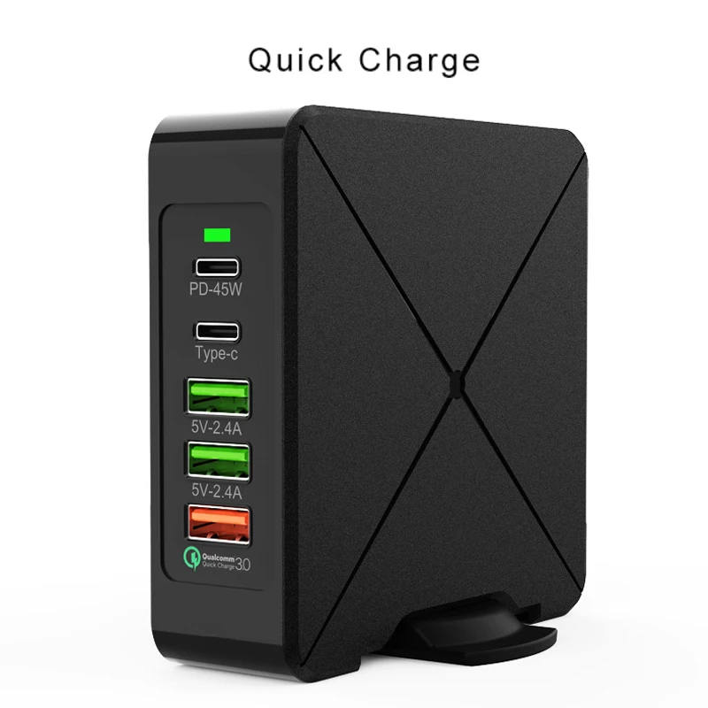 USB быстрое зарядное устройство 75 Вт PD Type C 45 для MacBook Xiaomi ASUS ноутбука быстрой