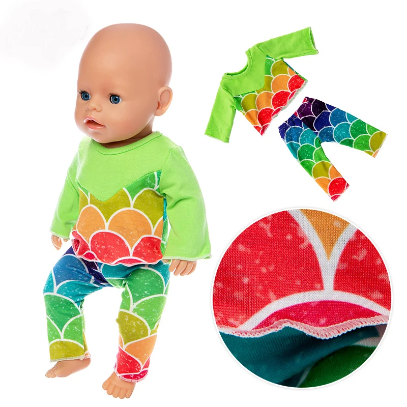 

Baby New Born Fit 17 inch 43cm Doll Clothes Accessories Fruit Suit For Baby Birthday Gift
