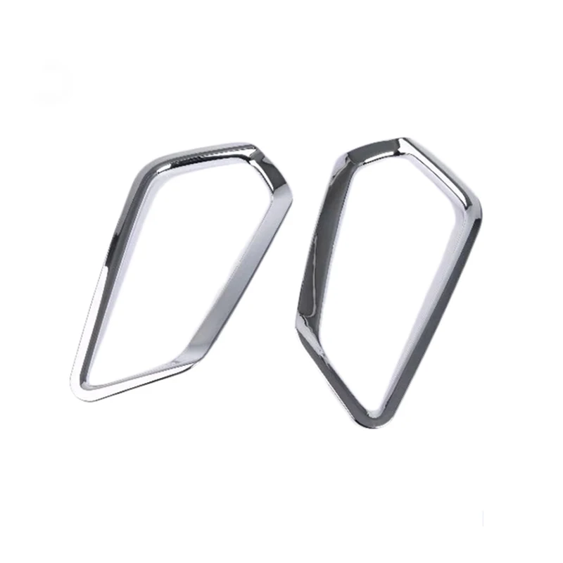 2 шт. ABS хромированный передний задний отражатель противотуманная фара крышка