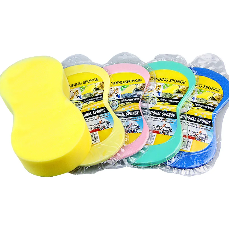 

3PCS Multifunction Large 8-character Vacuum Compressed Auto Paint Care Cleaning Tool Multipurpose Car Washing Sponge