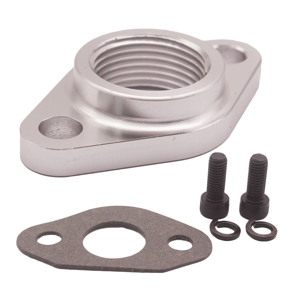 Billet Aluminum Oil Drain Flange 3/4&quot Barb For T3 T4 T04B T04E T04 | Автомобили и мотоциклы