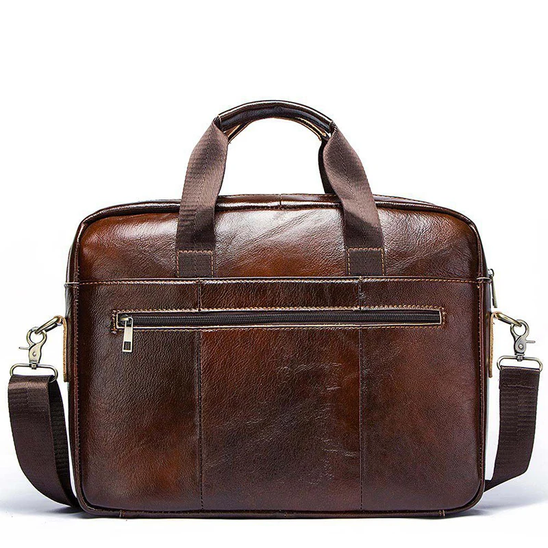 

2021 Men's Cowhide Leather Briefcase Mens Genuine Leather Handbags Crossbody Bags High Quality Luxury Business Messenger