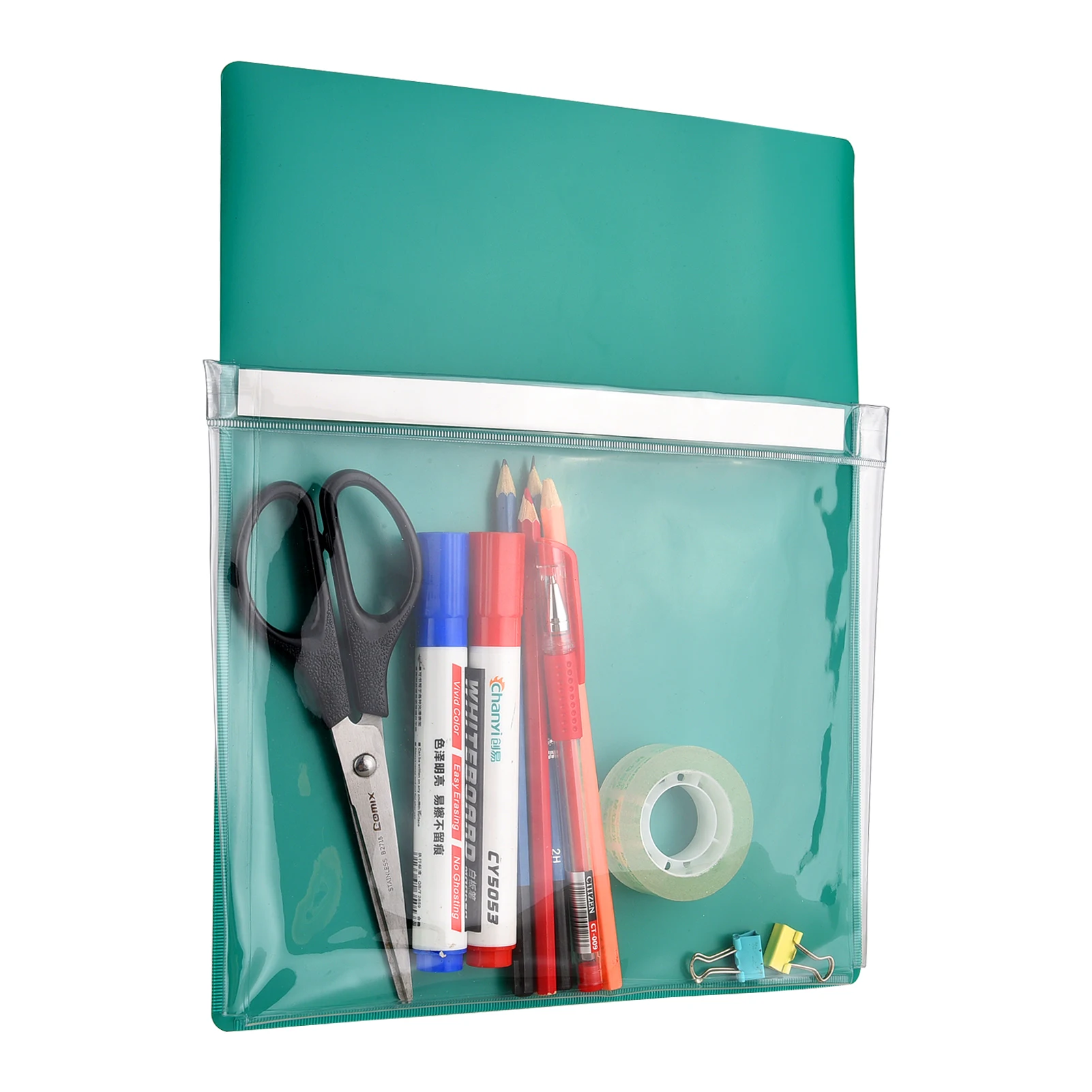 

Magnetic Pocket Pen Holder Notebook Tools Accessories Storage Bag for Whiteboard Fridge Locker Cabinet