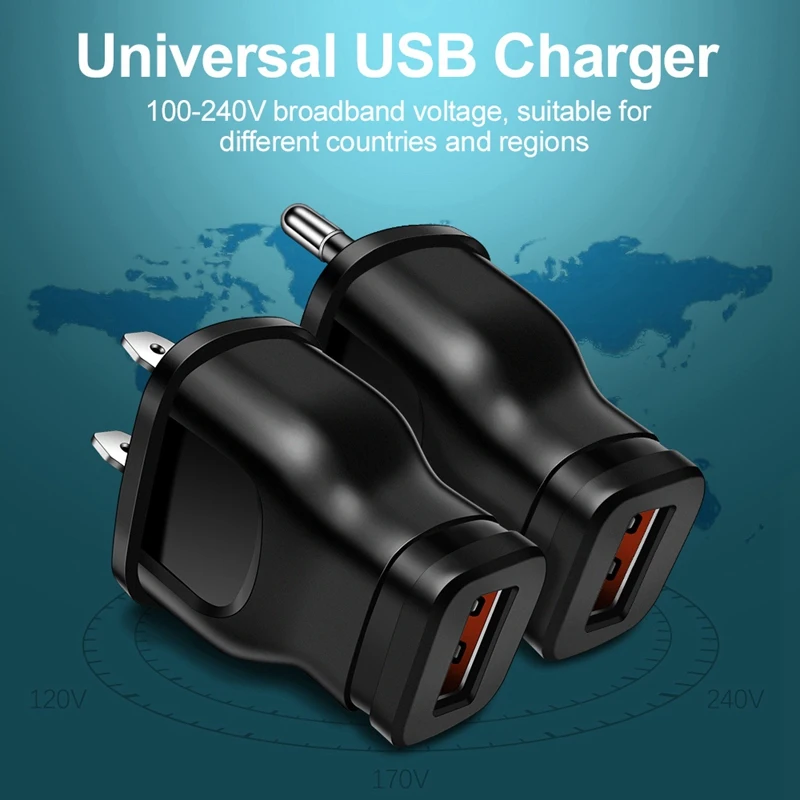 

Mobile Phone 5V/1A Travel USB Wall Charger for iPhone Android Tablets