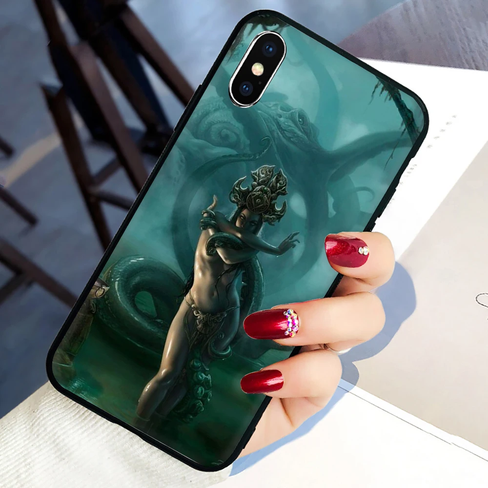 Мягкий силиконовый чехол Cthulhu Mythos для телефона iphone 5 5S SE 2020 6 6S 7 8 plus X XR XS 11 12 Pro Max Mini |