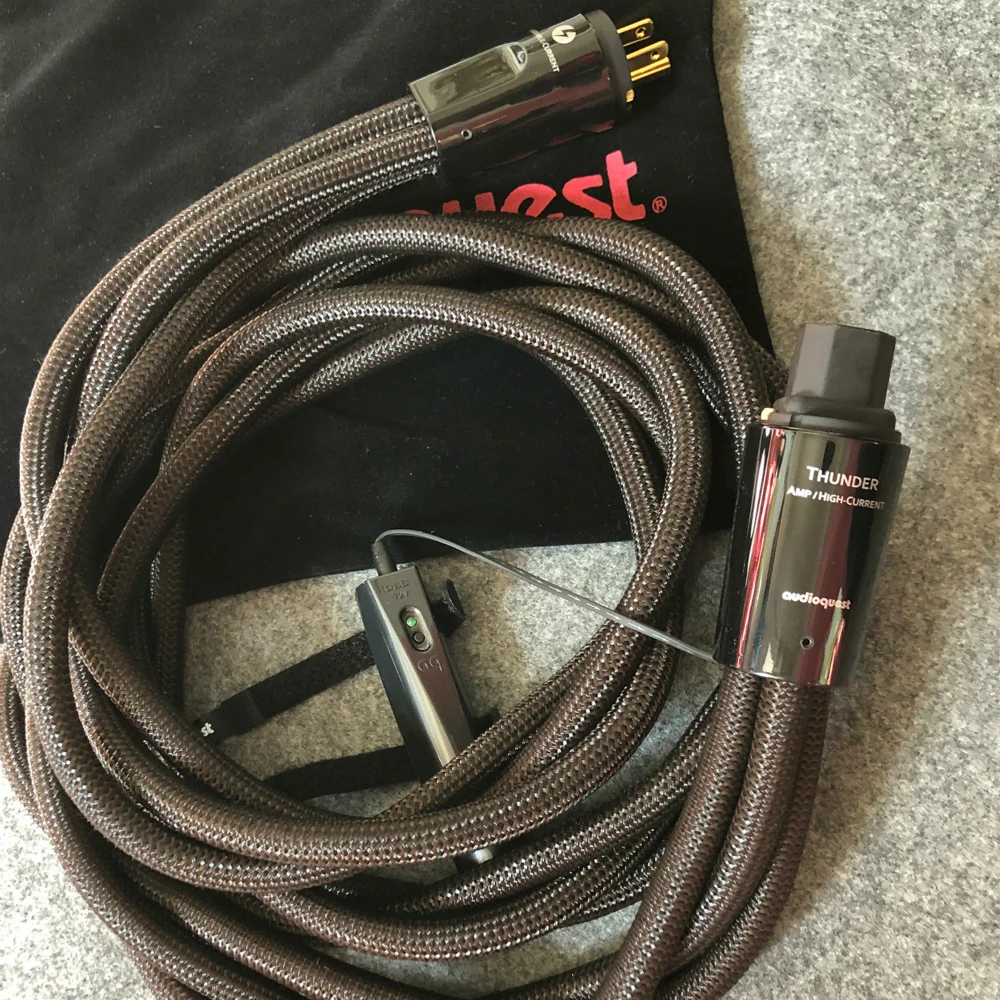 Аудиофил Thunder переменный ток высоковольтный кабель питания переменного тока HiFi