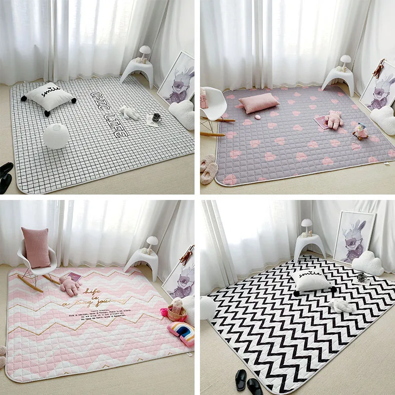 

Babyinner Baby Play Mats Waterproof Floor Mat Non-slip Carpets Children Game Pad Kids Rugs Indoor and Ourdoor Room Decor