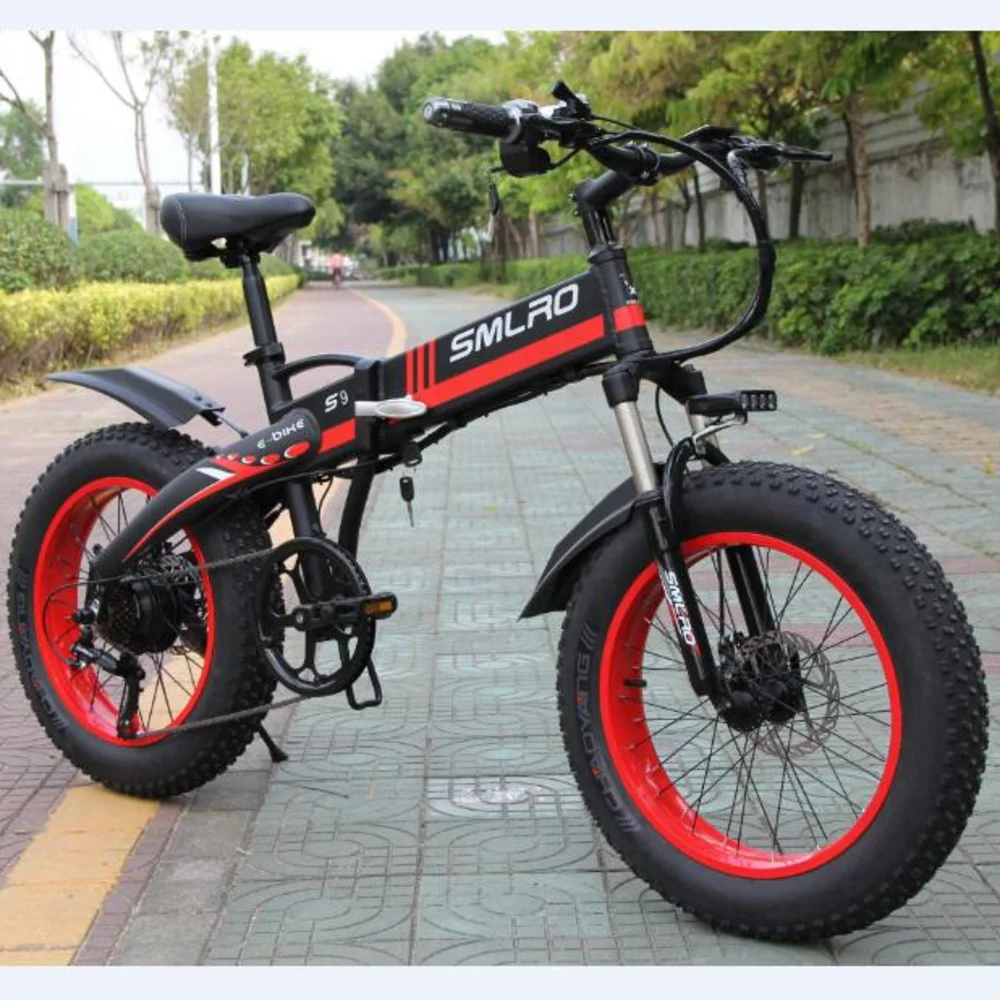 750 ватт Электрический толстыми покрышками складываемый электровелосипед 1000w