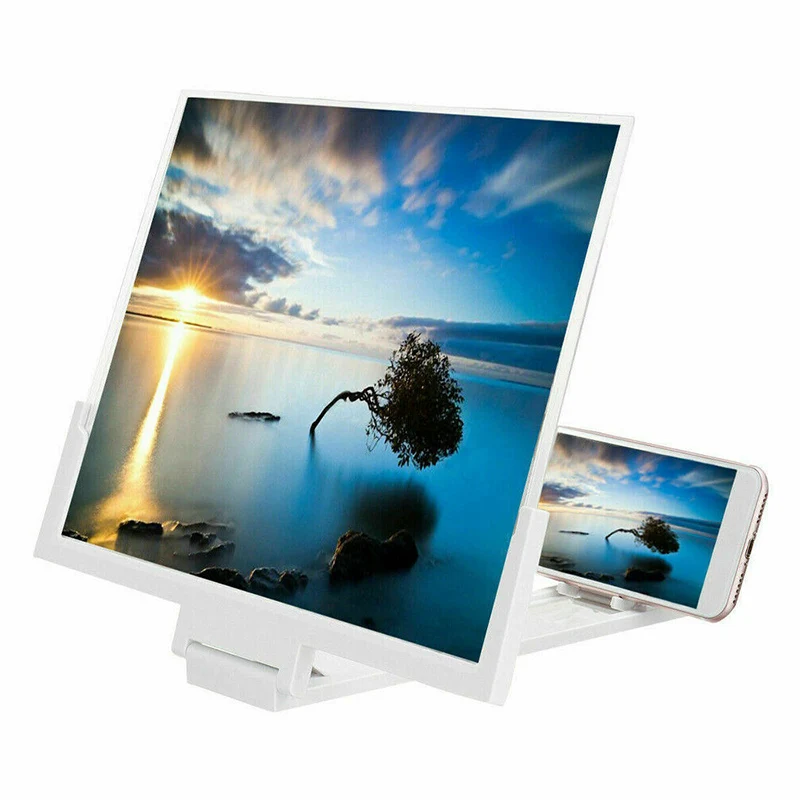 14 inches 3d hd phone screen magnifier amplifier movie video enlarger screen phone screen amplifier bracket holders stands free global shipping