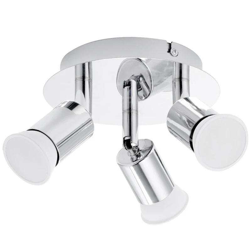

Hot XD-Modern Led Ceiling Light With Swiveling Light Spots 100V-220V Three Heads Lanterns Ceiling Spot Lights Indoor Ceiling Lam