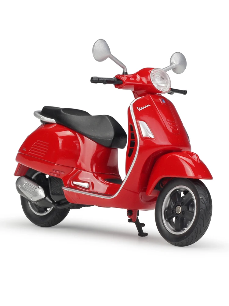 Модель Гибкая вращающаяся на колесиках WELLY 1:18 2017 VESPA GTS 125 из сплава подарок для
