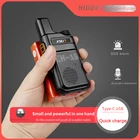 Переносная двухсторонняя радиостанция KSUN M6 Mini PMR 446, Портативная радиостанция, Портативная радиостанция с USB-зарядкой, 16-канальная рация