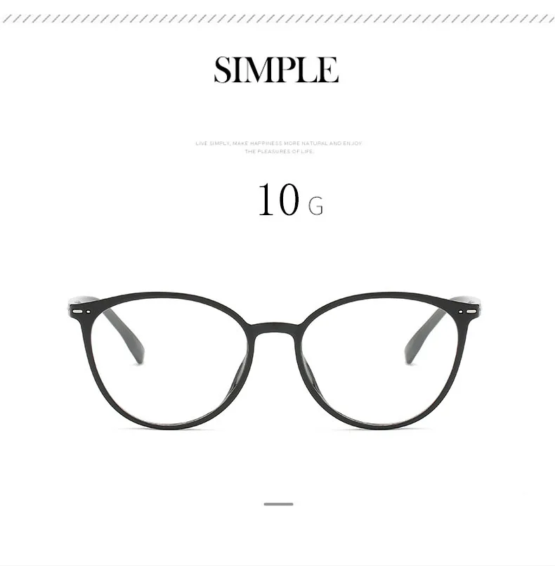Cat Eye Clear Lens Women Optical Eyewear Myopia Spectacle Glasses-0.5-1.0-1.5-2.0-2.5-3.0-3.5-4.0-4.5-5.0-5.5-6.0
