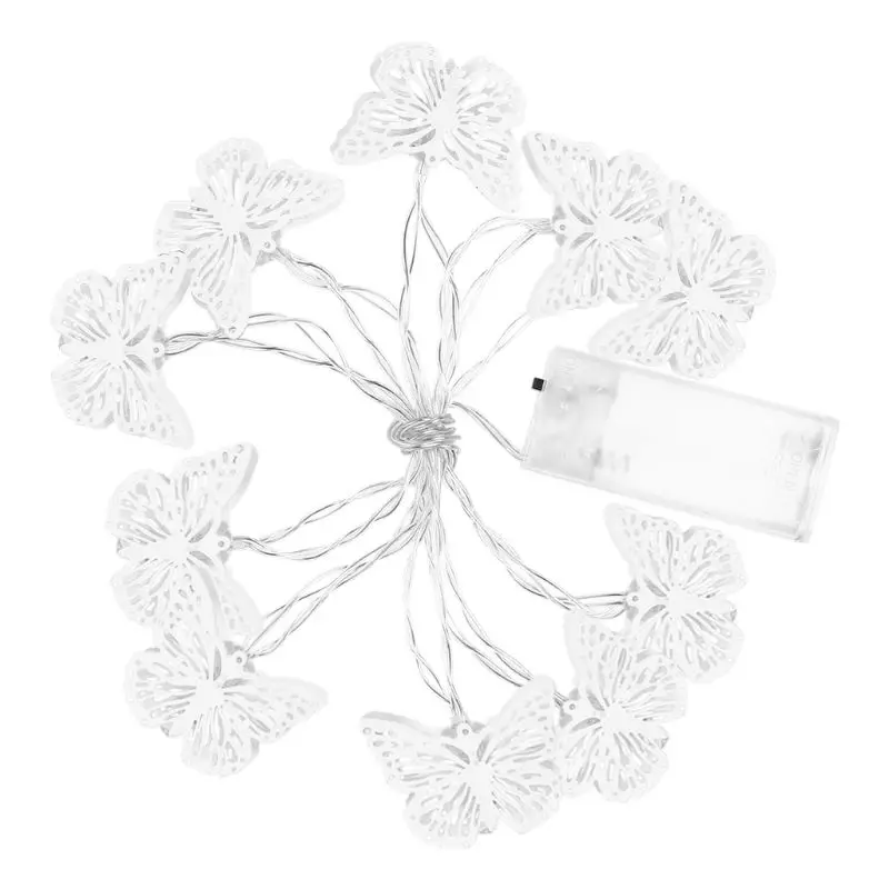 Декоративная гирлянда в форме бабочки с 10 светодисветодиодный праздничная