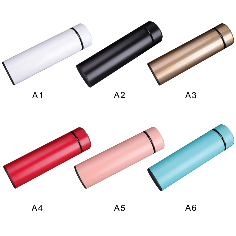 Светодиодная цифровая умная Вакуумная чашка из нержавеющей стали термобутылка