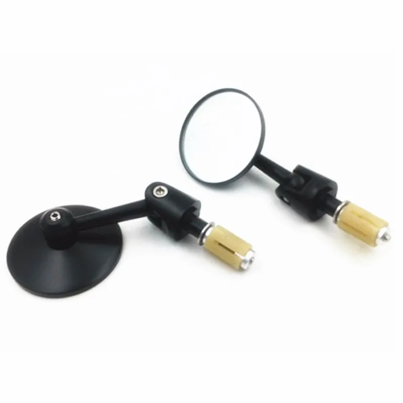 Пара мотоциклов с ЧПУ 7/8 дюйма черные боковые зеркала заднего вида для Harley Honda