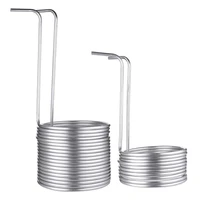 4 sizes stainless steel immersion wort chiller tube for home brewing wort chiller super efficient home wine making machine part