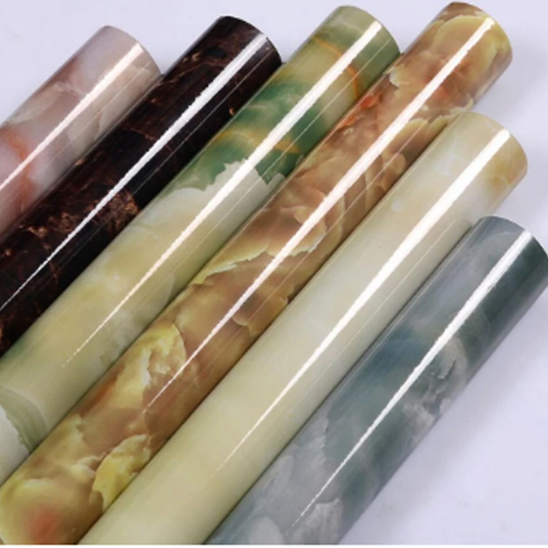 Мраморная виниловая самоклеящаяся настенная бумага для ванной кухни столешницы