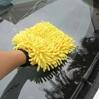 2020 1pc multi function anti scratch car wash glove coral mitt soft for car wash and cleaning thick cleaning glove car wax brush