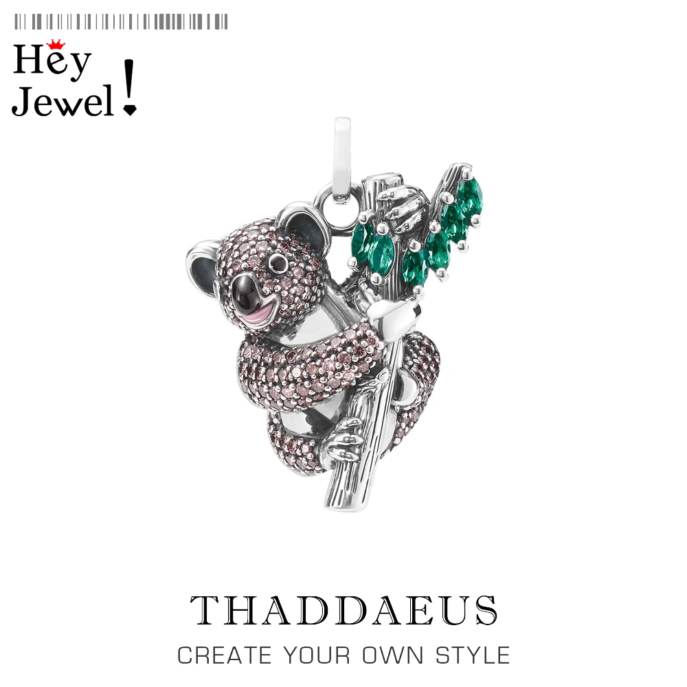 

Pendant Koala,2021 Brand New Fine Jewelry Europe Bijoux Accessories 925 Sterling Silver Cute Gift For Woman
