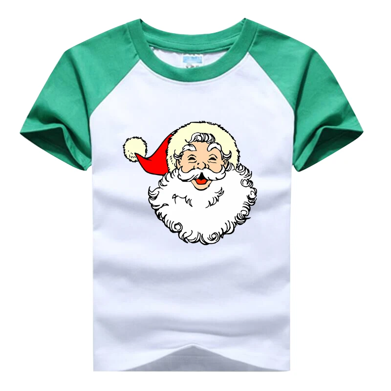 

Christmas Clothes Baby Kids Short Sleeve T Shirt Girls And Boys Clothing Cotton Cartoon Print Children Christmas Party Tops