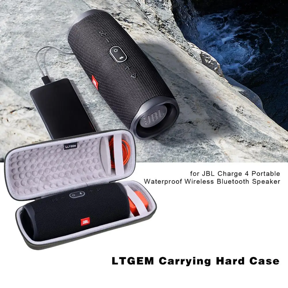 LTGEM EVA Жесткий Чехол для JBL Charge 4 Портативный водонепроницаемый беспроводной Bluetooth динамик