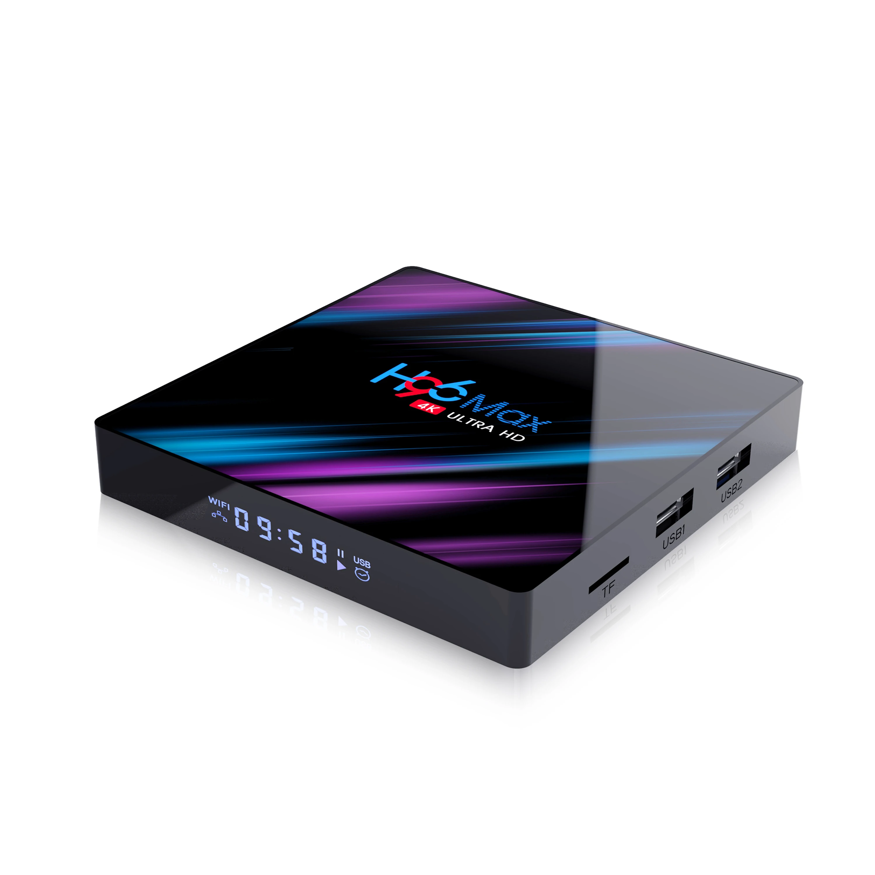 ТВ-приставка H96 MAX RK3318 Android 10 2 4 ГГц и 5G Wi-Fi BT4.0 H96Max медиаплеер голосовой помощник Google