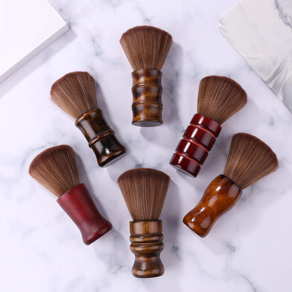 

Neck Face Duster Brushes Hairdressing Barber Cleaning Hairbrush Salon Hair Sweep Brush for Hair Decorative Caring Accessories