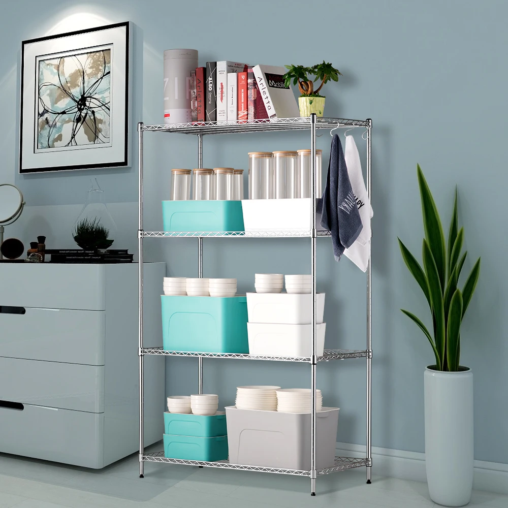 

Rack stainless steel storage rack kitchen 5 floor floor storage rack glove rack multi-storey shelf