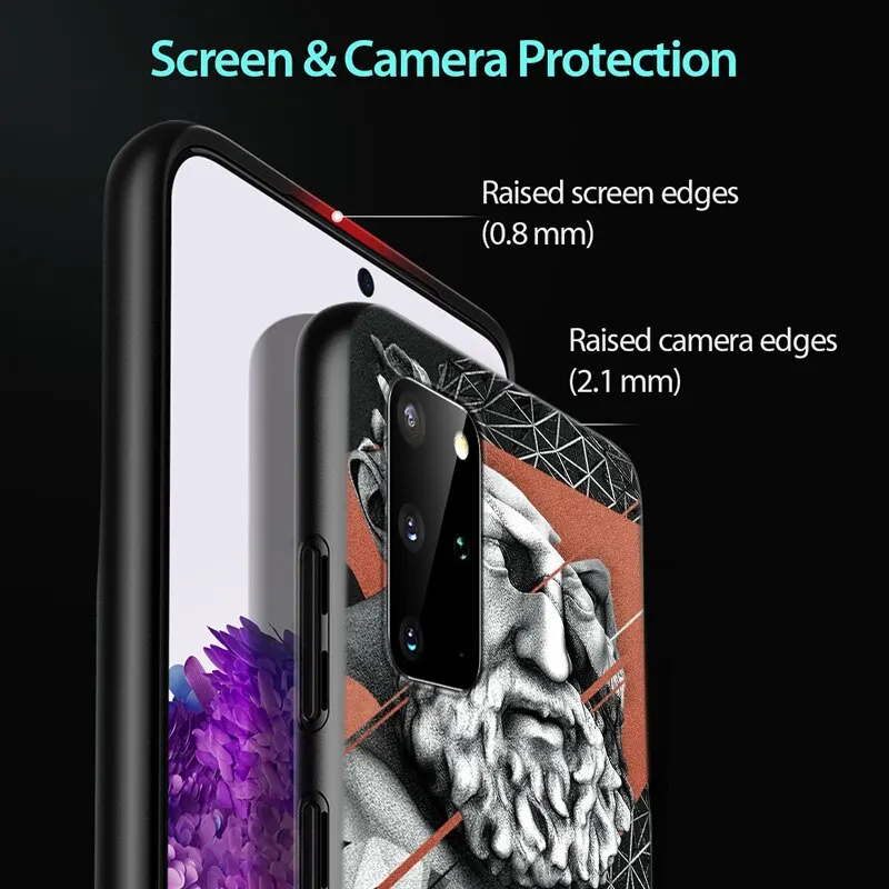 

Michelangelo Statue Funny Aesthetic Art for Samsung Galaxy A12 S20 FE Plus Ultra Note 10 Lite A91 A71 A51 A42 A21S 5G Phone Case