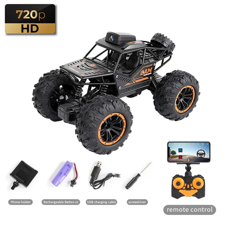 

YT6602 2.4G WIFI FPV HD Camera 1:18 Mountain Remote Control Climbing Car Boy Charging High Speed Remote Control Car Kids Toy
