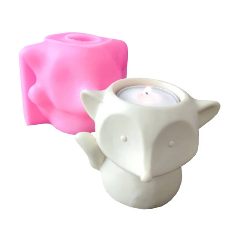 

3D Animal Candlestick Epoxy Resin Mold Candle Holder Casting Silicone Mould DIY Crafts Home Decorations Making Tools