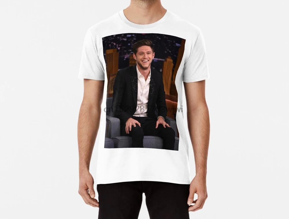 Женская футболка с надписью dau3 niall pas horan daew tour tshirs|Мужские футболки| |
