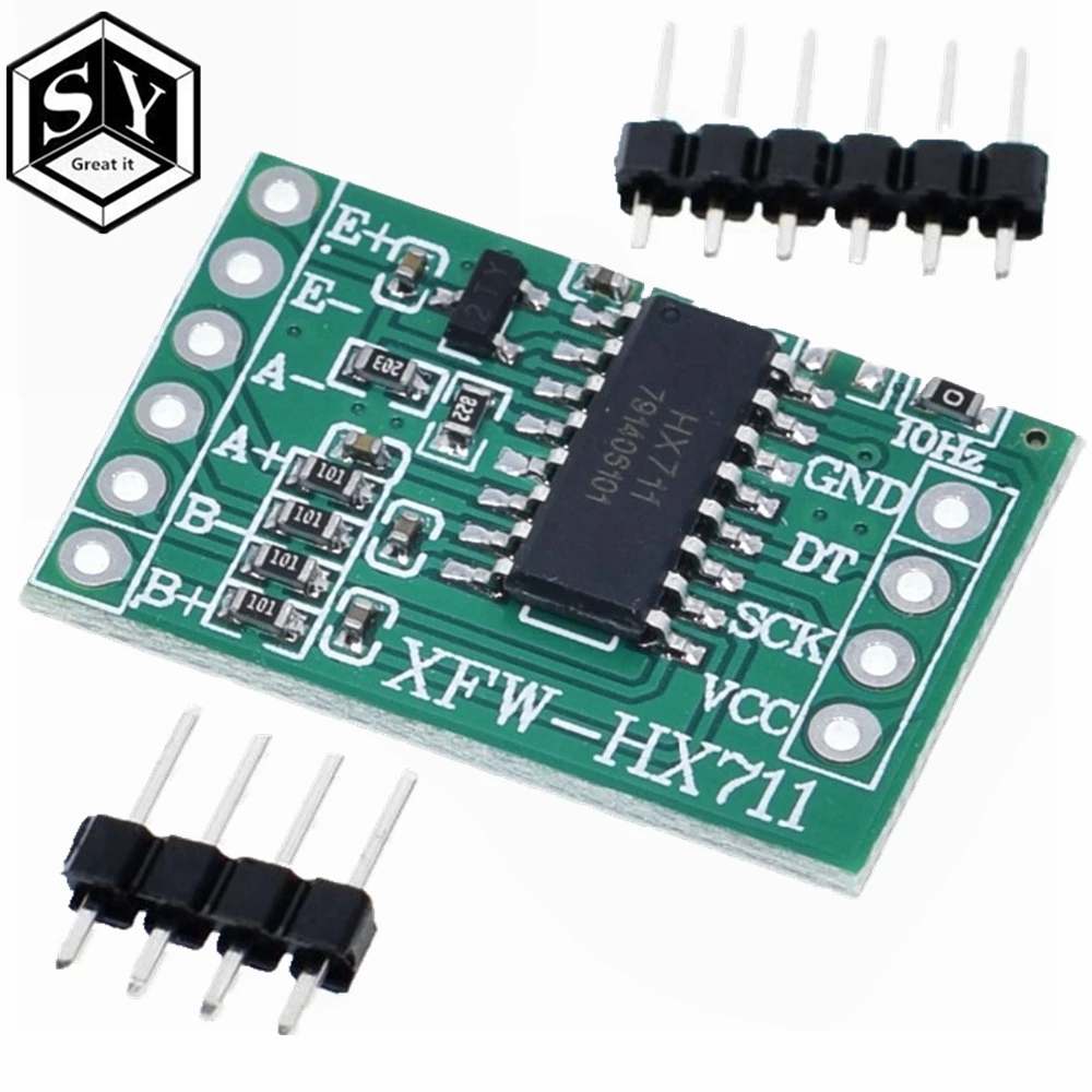 1PCS Great IT HX711 Weighing Sensor Dual-Channel 24 Bit Precision A/D Module Pressure Sensor