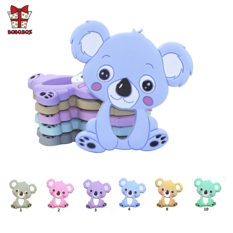 BOBO.BOX 1 шт. силиконовый Прорезыватель для зубов животное коала Детская модель