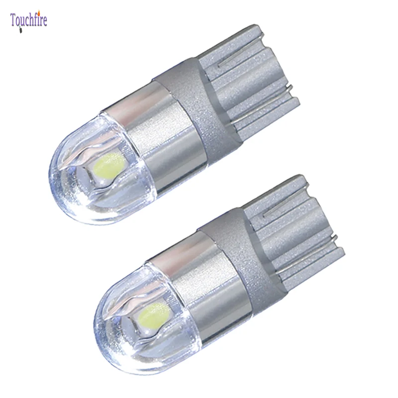 10 шт./лот автомобильная светодиодная лампа T10 12 В Canbus 194 W5W 3030 SMD для парковки